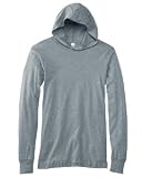 Canvas for Men's Driftwood Long-Sleeve Jersey Hoodie, DEEP HEATHER, Large
