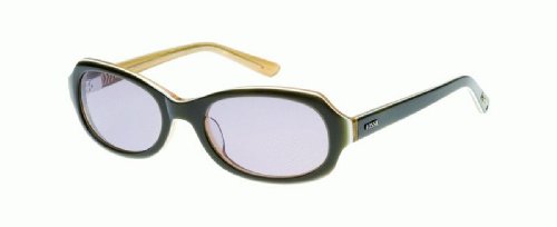 Fossil Lunettes - PS3944922 - Cady - Lunette Femme - Verre Taupe - Monture Ac&eacute;tate Gris Fonc&eacute; / Jaune