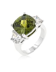 Olive Triplet Ring