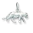 Sterling Silver Panther Charm with 20 inch Sterling Silver Chain