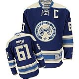 NHL Men's Columbus Blue Jackets Rick Nash Reebok Edge Premier Player Jersey (Navy, XX-Large)
