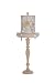 Large Ivory Hat Lamp With Shade