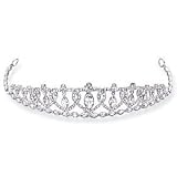 Signed Swarovski Heart to Heart Tiara with the swan logo come with original double navy box,pouch and certificate