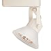 WAC XHT-866 - Low Voltage Art Deco Aluminum Track Head with Frosted Glass Shade - Halo, Juno, and Lightolier Track Compatible