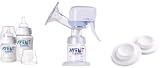 AVENT ISIS IQ UNO  電動さく乳機セット【べビーボトル125ML1個、ベビーボトル260ML1個、電池パック1個、電源コード1本、ドーム型キャップ1個、新生児用乳首1個、スリューリング2個、移動用カバー1個、シーリングディスク2個】