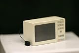 Dollhouse Miniature White Microwave Oven with Cord