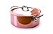 Mauviel Cuprinox Style 8-Quart Copper Stockpot with Lid