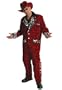 Big Daddy Adult Standard Costume Red With Zebra