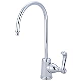 Kingston Brass KS7191FL Polished Chrome Royale Single Handle Basin Tap with French Lever from the Ro
