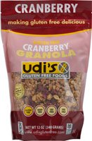 UDI's Gluten Free Granola Cranberry -- 12 oz