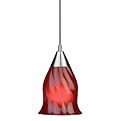 1-Light Mini Pendant - Red