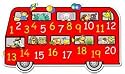 Chunky 1-20 Bus Floor Jigsaw Puzzle