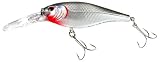  : Berkley Frenzy Floating Flicker Shad 7cm, Black Silver