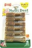 NYLABONE BACON & CHEESE NUTRI DENT EDIBLES FOR PUPPIES SMALL 6 PACK