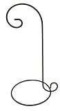 Graceful Ornament Stand Displays Ornaments Up To 8 Inches Tall (Pkg/5)