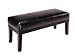 Dark Brown Leatherette Bench