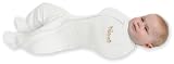 The Woombie Convertible Swaddle Blanket with Leggies Combination, Cotton White, 3-6 Months