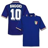 1982 Italy Home Retro Shirt + Baggio 10-M