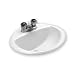 Crane C1287SBO Bone Galaxy Vitreous China Lavatory Sink 1287S