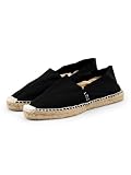 Espadrilles Black Canvas Footwear