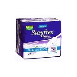 Buy Stayfree Maxi Pads With Wings 825 – 36 pads/pk, 6 pack