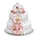 Small Pink Orchids Diaper Cakes