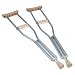 Universal Aluminum Crutches - Adult (8pr/pack)