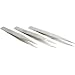 3 AA Watchmakers Tweezers Stainless Steel Anti Magnetic