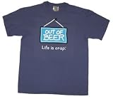 Out of Beer - Life is Crap T-shirt Short Sleeved 100% Cotton