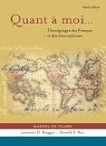 Quant a moi...: Témoignages des Français et des Francophones (French Edition)