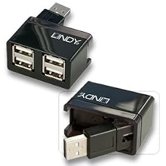 Lindy USB 2.0 Notebook Hub - Hub - 4 x Hi-Speed USB, 42621