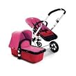Bugaboo Cameleon Complete Stroller Pattern (Red Base, Pink Fabric)
