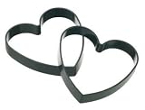 Kitchen Craft Egg Rings, Non-Stick, Heart Shaped, Set of 2
