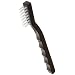 Weiler 0.016" Wire Size, 7-1/2" X 1/2" Block Size, 3 X 7 No. Of Rows, White Nylon Fill, Plastic Block, Small Hand Scratch Brush