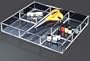 Accessory Box - 6 Compartment by Acrylic