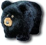 Black Bear Lambswool Footstool