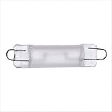 10W White Satin Xenon Rigid Loop Light Bulb