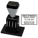 5 Star Custom Dater Stamp 64x47mm