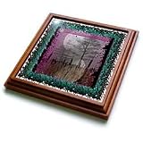 Schattenland shadowland shadow DarkFantasy fantasy TwilightZone mystery mysterious dream dreaml - 8x8 Trivet With 6x6 Ceramic Tile