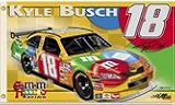 #18 Kyle Busch Premium Two Sided 3x5 Flag