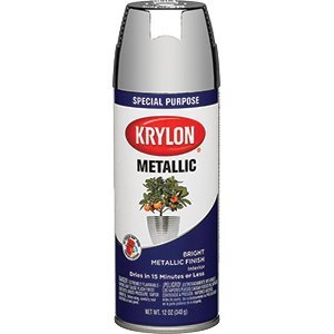 chrome krylon aluminum paint spray 1404 metallic