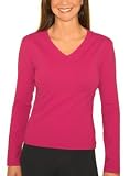 V-neck long sleeve yoga and fitness t-shirt