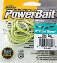 Berkley PowerBait 3" Trout Worms Chartreuse Shad (MTW3-CS)