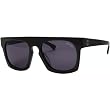 Vestal Lynwright Adult Hand Formed Acetate Lifestyle Sunglasses w/ Free B&F Heart Sticker Bundle - Polished Black/Grey/Brushed Gun Metal