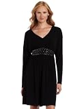 AGB Women's  V-Neck Long Sleeve Empire Dolman Dress With Empire Waistband