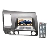 IMAGE OF PYLE PLDNHC62 Direct Factory Replacement for Honda Civic 2007 - 2010 Touch Screen DVD/MPEG4/MP3/CD-RW/USB/SD/ System With 6.2'' HD Monitor and Bluetooth