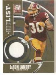 2011 Donruss Elite Hit List Jerseys #17 LaRon Landry - Washington Redskins (Piece of Authentic Jersey - Serial #d 299) (Football Cards)