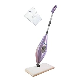Euro-Pro Shark S3501 Deluxe Steam Pocket Mop Hard Surface Cleaner With 2 BONUS Microfiber Pads