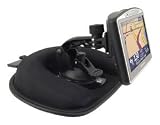 CM012+GN014-SPH+APTTGO520: Deluxe Non-Skid/Friction Style Weighted Dash Mount with Safety Hook for TomTom GO 520 530 720 730 920 930 Edition GPS