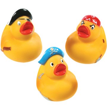 Pirate Rubber Duck (assorted styles - only one included)